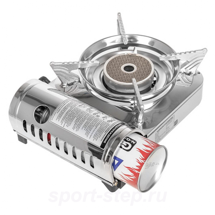 Плита газовая портат. в кейсе, горелка керамическая, ветрозащита (N-MS-8000ASC) NISUS