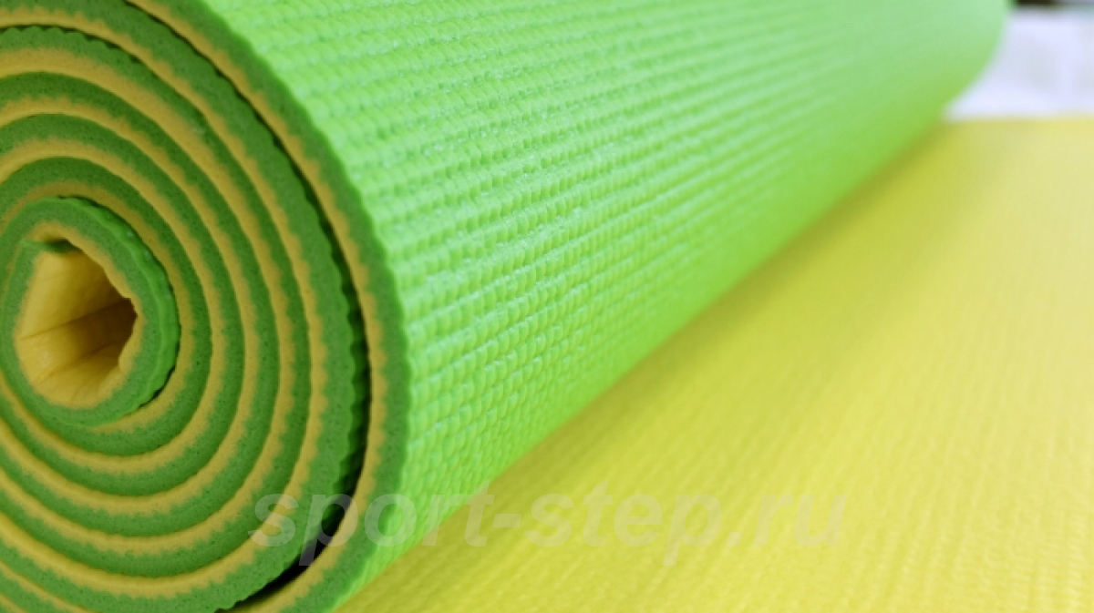 Коврик для фитнеса Banana Lime Original FitTools FT-YGM06S-BANANALIME