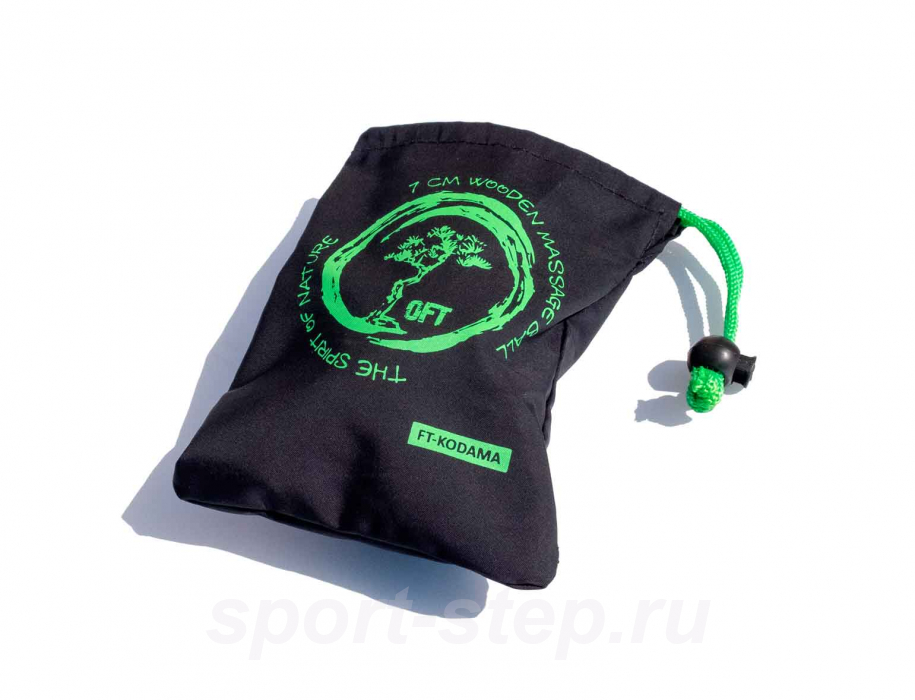 Шар массажный из лиственницы диаметр 7 см в мешочке Original FitTools FT-KODAMA