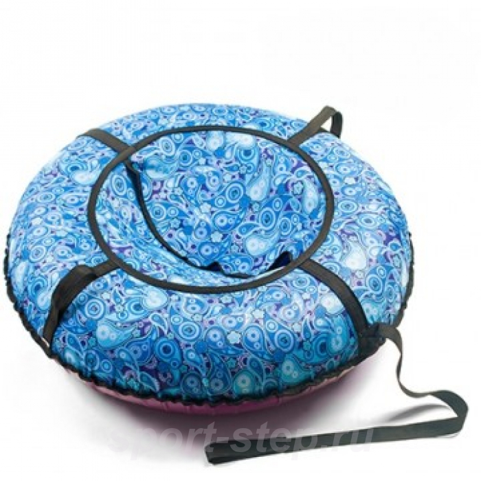 Санки-ватрушка Вихрь Оксфорд принты 90 см с камерой