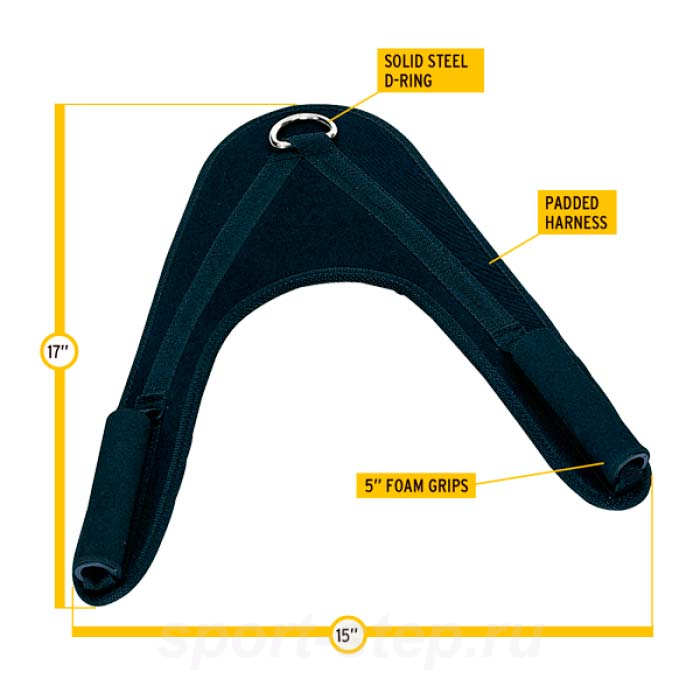 Тяга для скручиваний (пресс), нейлоновая Body Solid ACH18