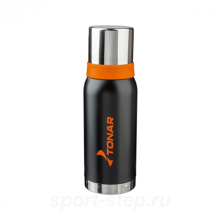 Термос (HS.TM-039C) 1000ML черный (2 крышки-кружки, чехол) TONAR