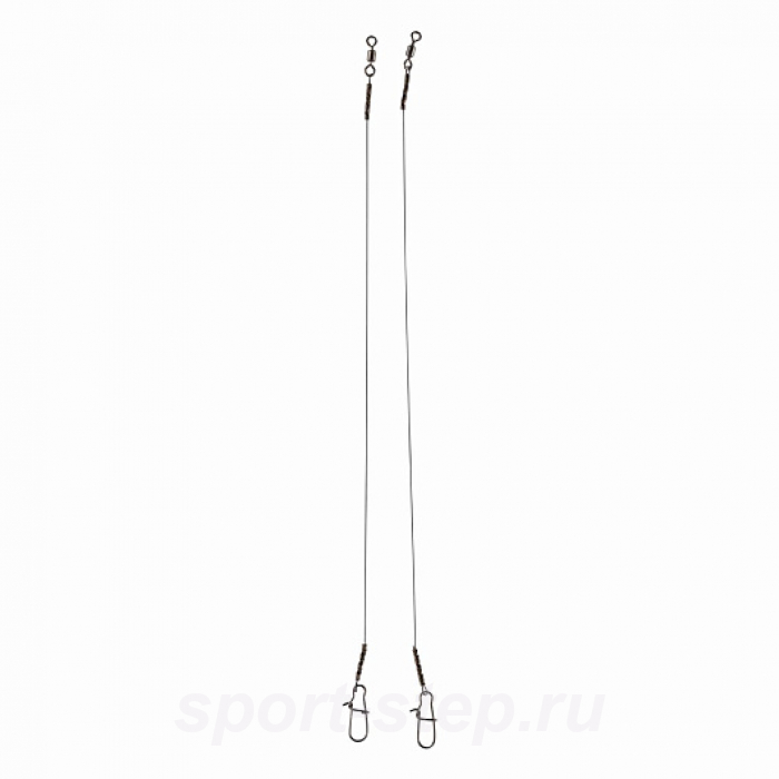 Поводок Титановый 15кг 20см (2шт/уп) (HS-0032) Helios