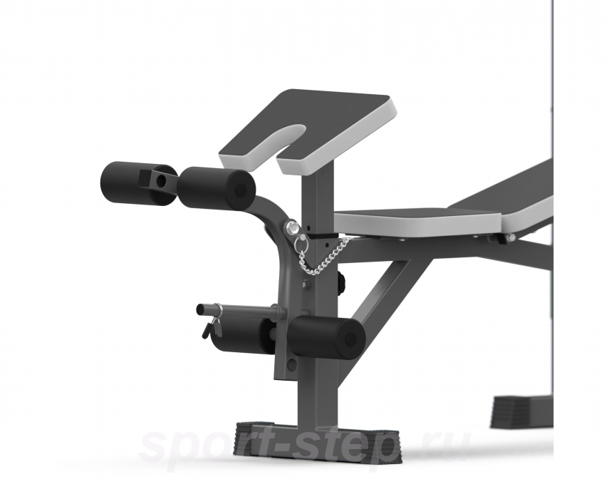 Скамья со стойками под штангу DFC D705