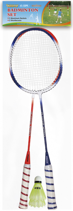 Набор для игры в бадминтон, красный/синий, Арт. JC-122PE