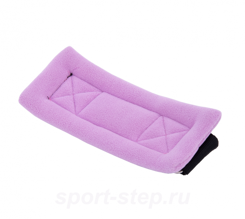 Ремень для тренировки мышц рук регулируемый фиолетовый (D-кольцо) Original FitTools FT-AS03-D-PP