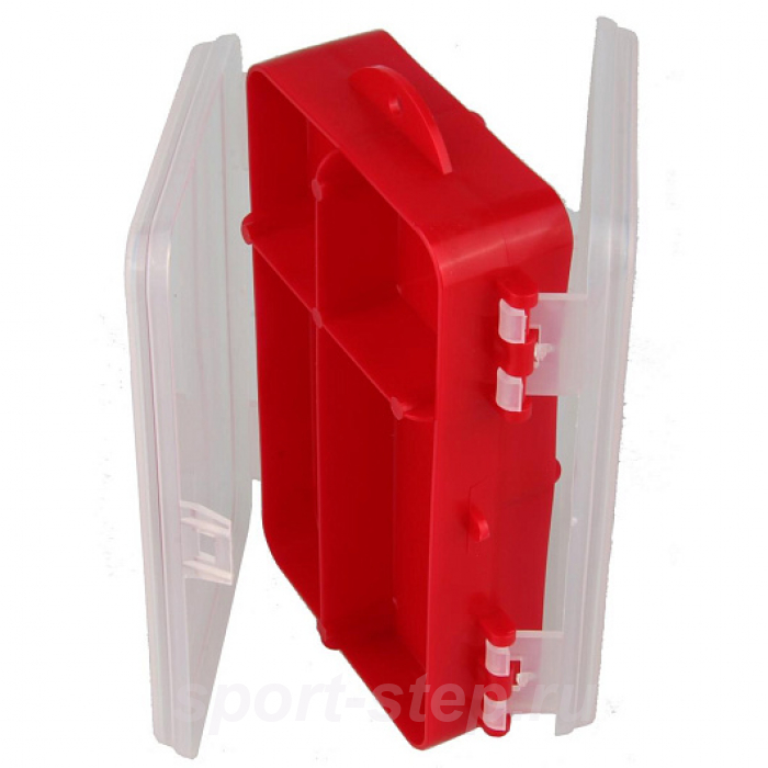 Коробочка для оснастки двухсторонняя (красная) Helios