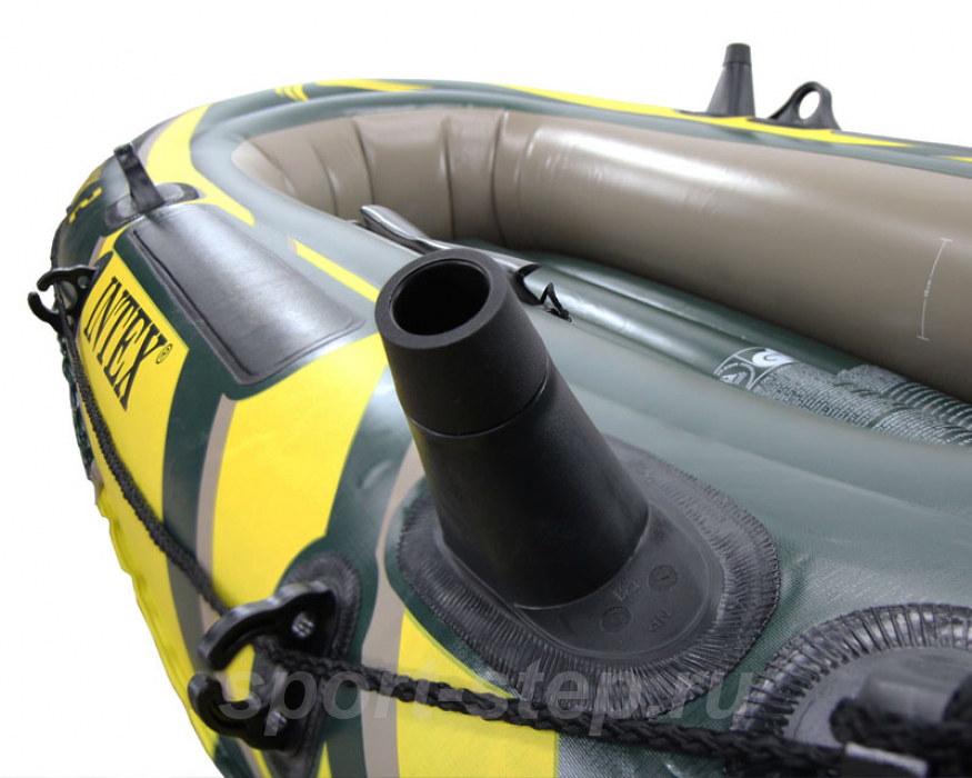 Надувная лодка Intex 68351 NP/EP Seahawk 4 Set с веслами и насосом