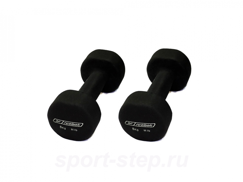 Гантели Reebok 5 кг пара RE-10055
