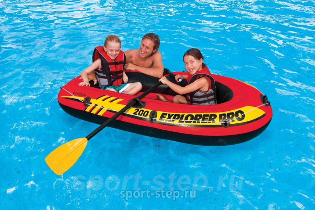 Надувная лодка  Explorer Pro Boats 200 Set Intex 58357