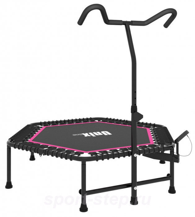 Батут UNIX line FITNESS Pink PRO (130 cm)