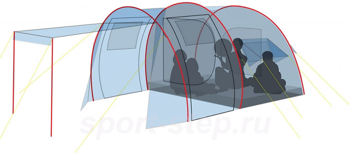 Палатка Canadian Camper TANGA 3, цвет woodland