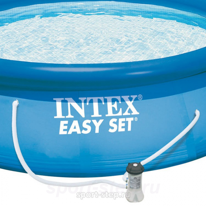 Надувной бассейн Intex 28162 Easy Set Pool (457 х 91 см) с фильтрующим насосом