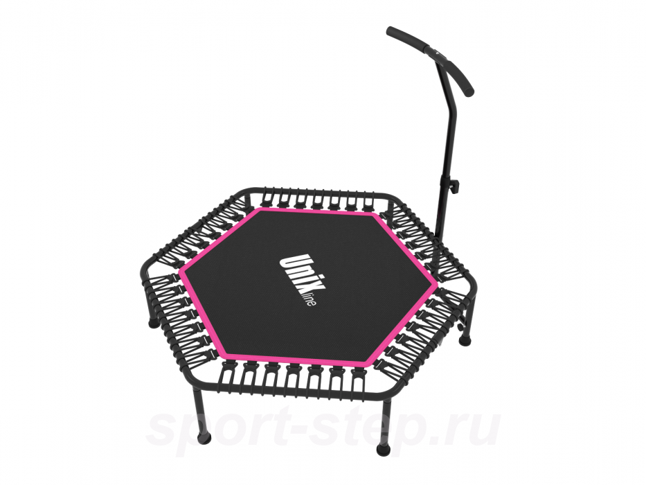 Батут UNIX line FITNESS Pink (130 cm)