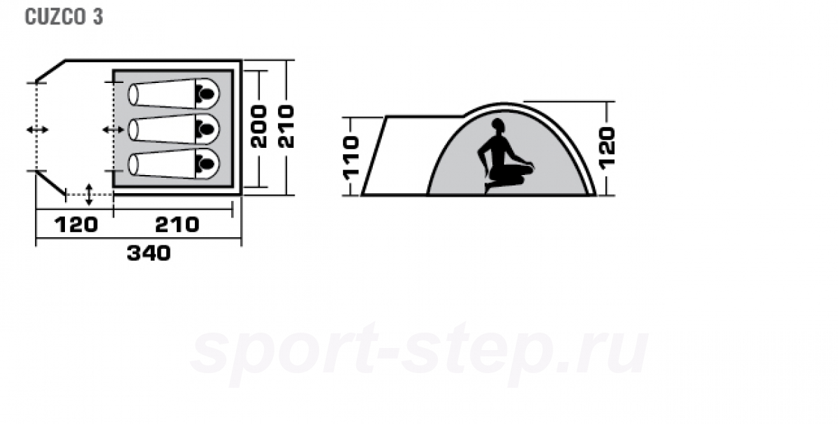 Палатка Trek Planet Cuzco 3