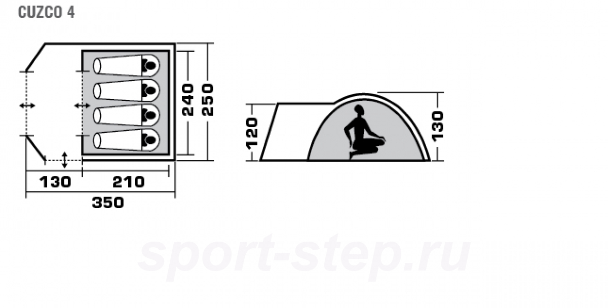 Палатка Trek Planet Cuzco 4