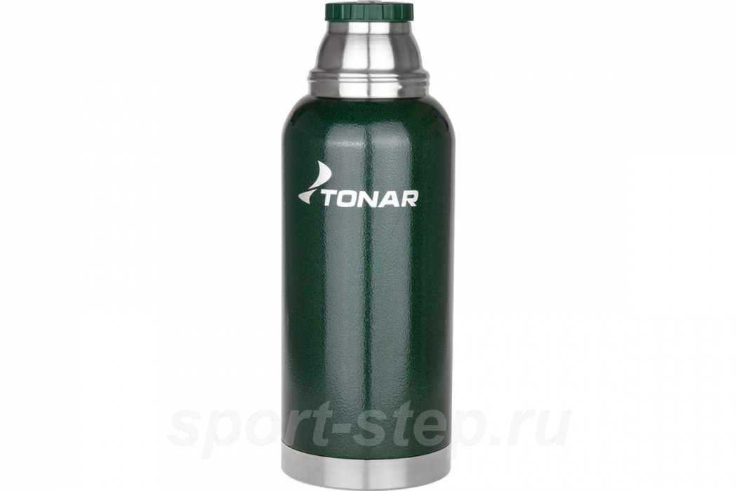 Термос (HS.TM-057-G) 1000ML с ситечком зеленый (2 крышки-кружки) TONAR