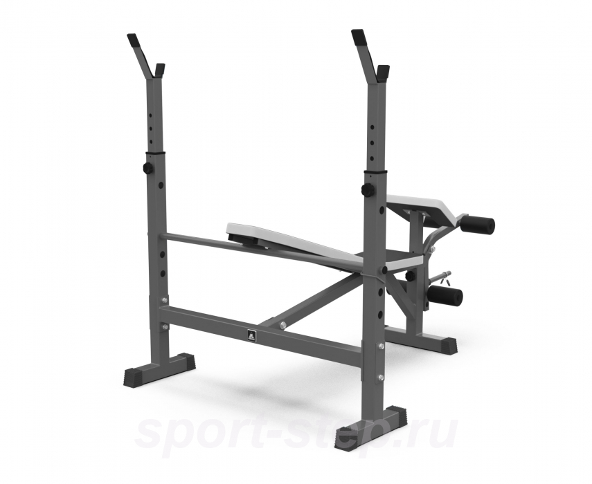 Скамья со стойками под штангу DFC D705