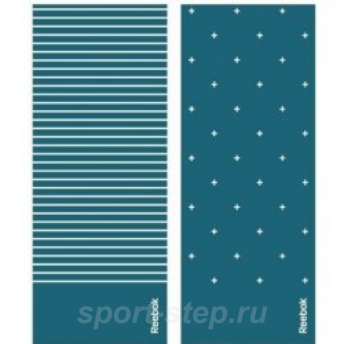 Тренировочный коврик (мат) для йоги двухсторонний 4мм Reebok RAYG-11030GN