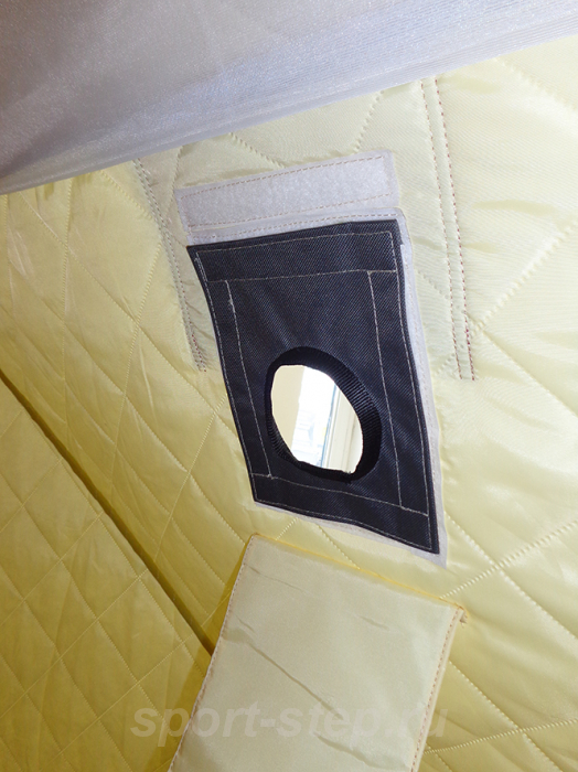 Накладка на окно под газоотводную трубу Снегирь