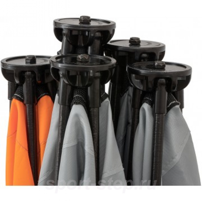 Палатка зимняя Куб 1,8х1,8 orange lumi/gray Helios (HS-ISC-180OLG)