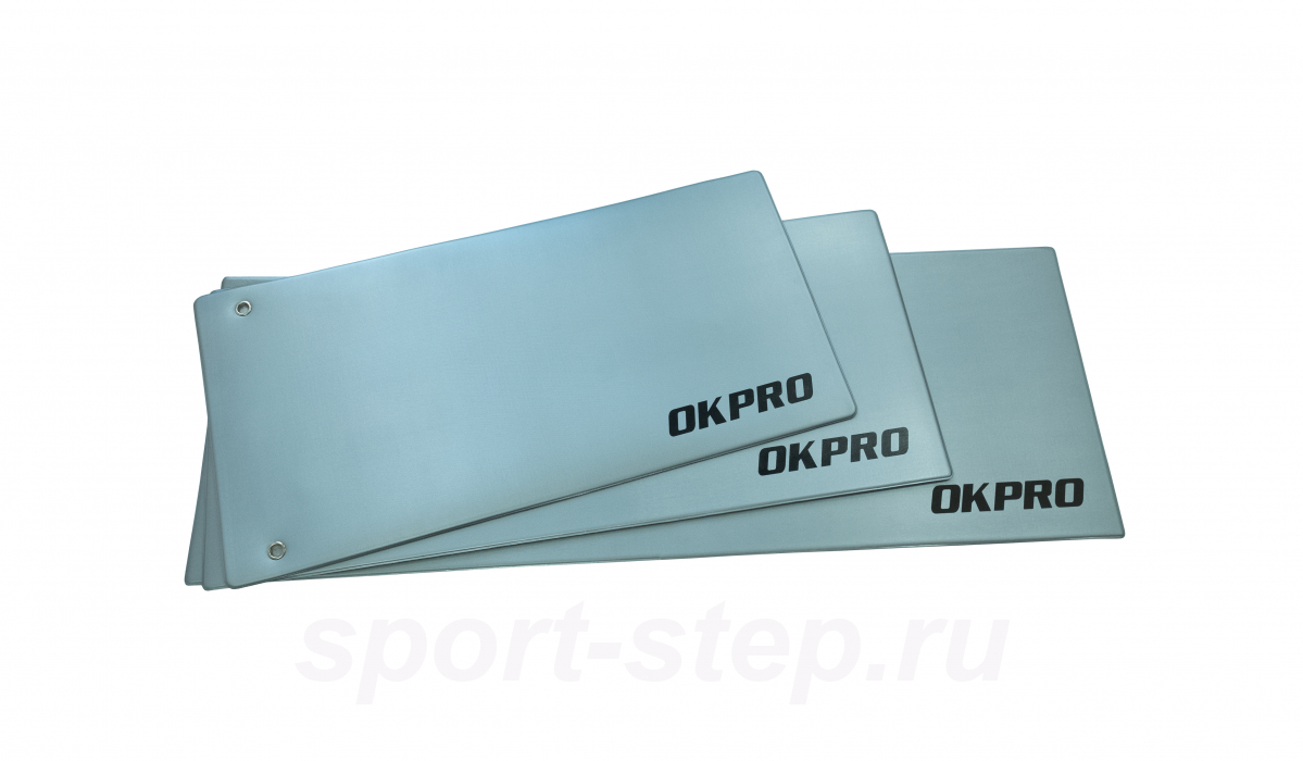 Мат аэробический с кольцами 140х60 см толщина 8 мм OKPRO OK1103A-140