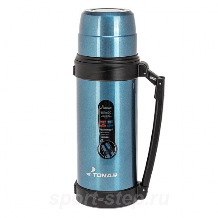 Термос (T-KD-9017-1.2) 1200ML синий (ручка) TONAR