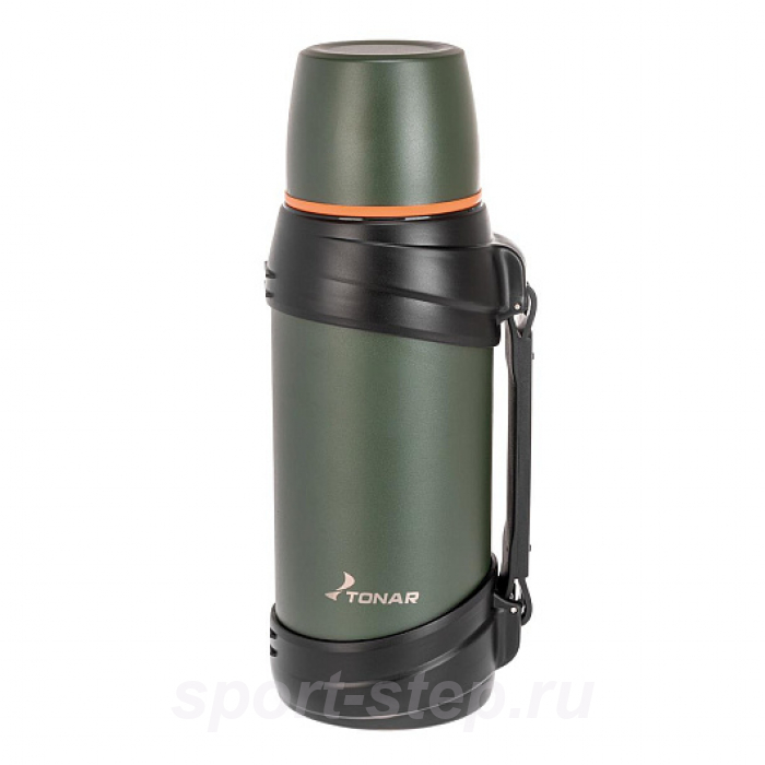 Термос (T-KD-938-2) 2000ML хаки (дополн.пласт.чашка, ручка) TONAR