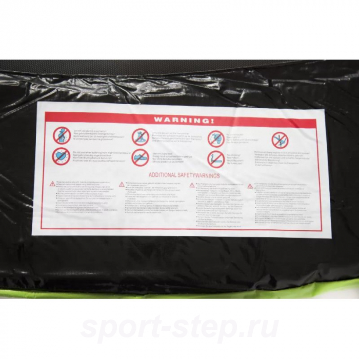 Батут Fitness Trampoline GREEN 12 FT Extreme