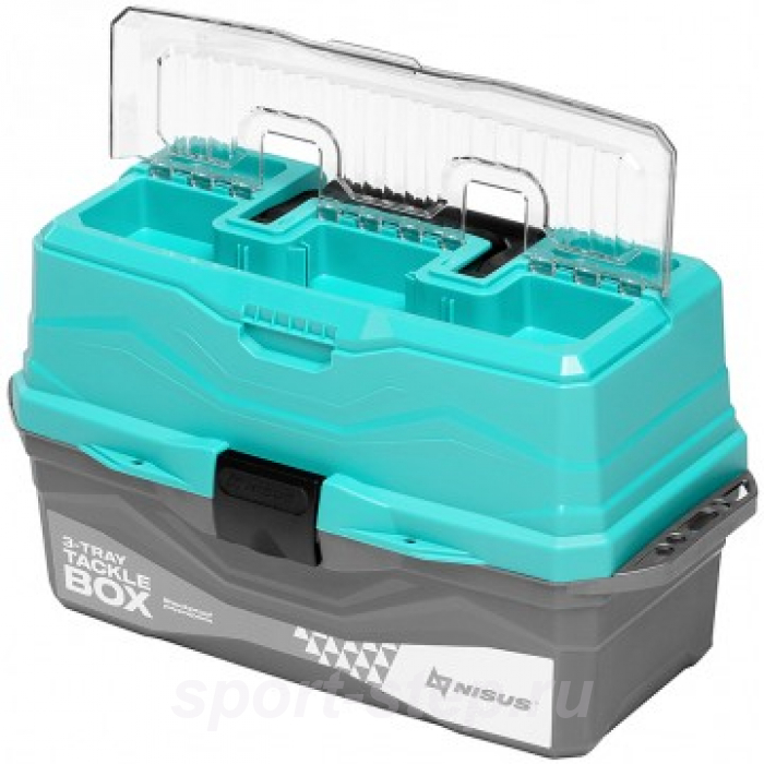 Ящик для снастей Tackle Box трехполочный бирюзовый (N-TB-3-Т) NISUS