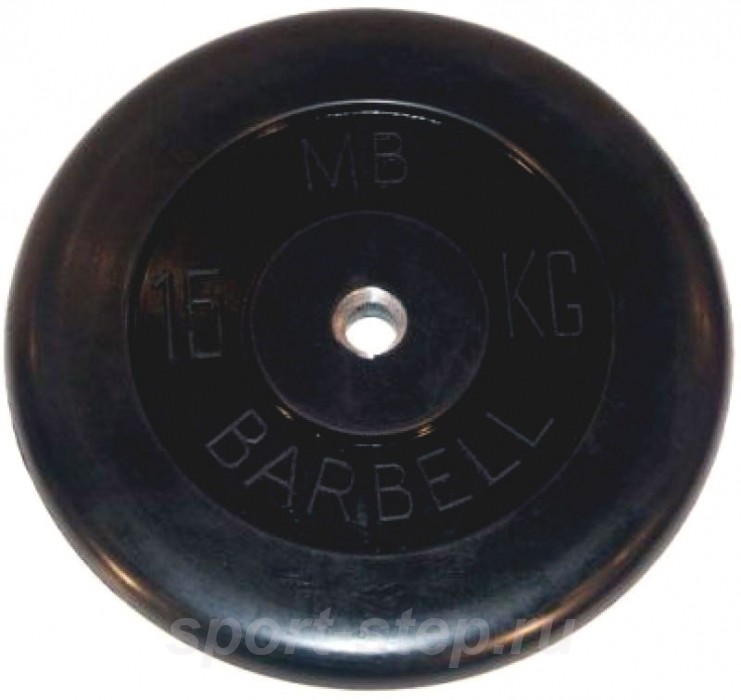 Barbell диск 15 кг 26 мм MB-PltB26-15