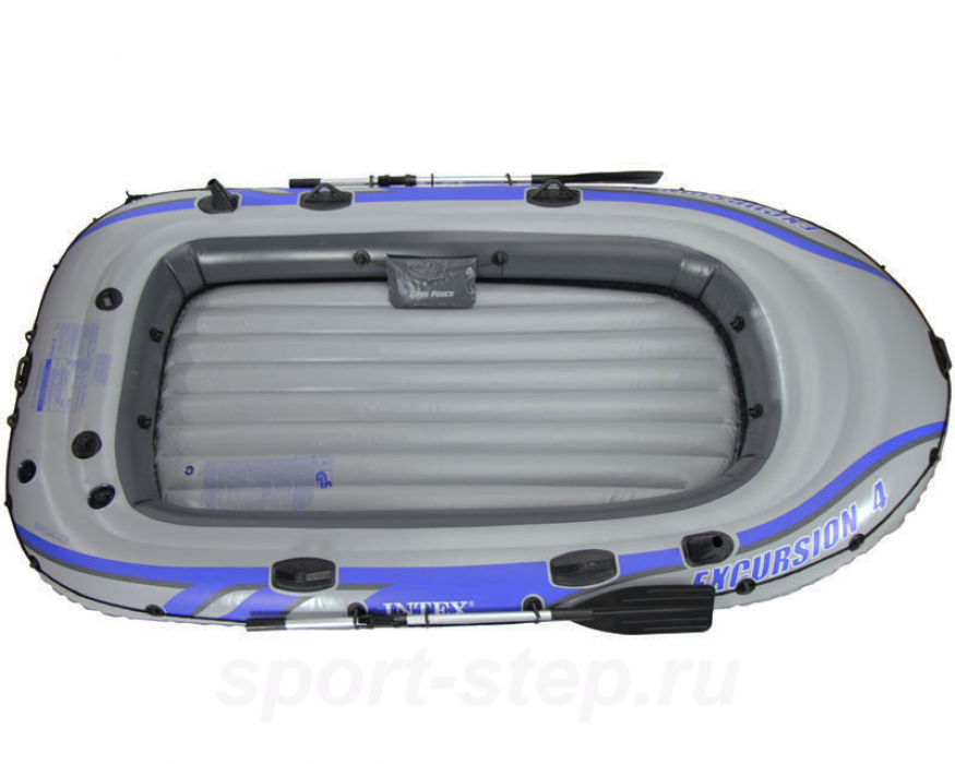 Надувная лодка Intex 68324 NP/EP Excursion 4 Set