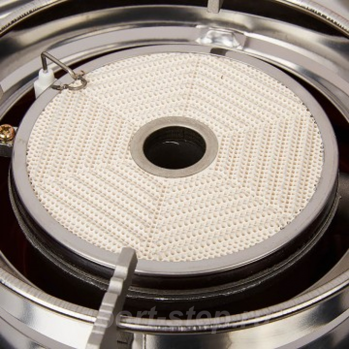 Плита газовая портативная в кейсе SOLARIS PLUS керамическая с переходником (TS-701)