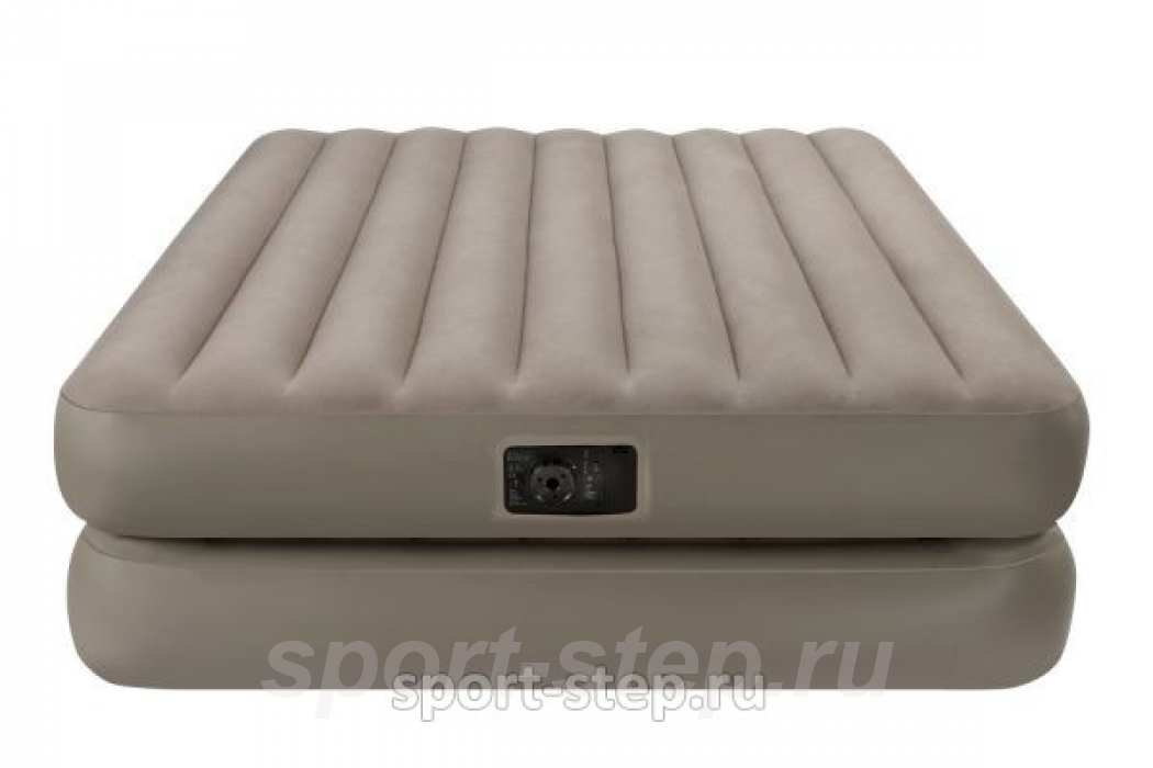 Двуспальная надувная кровать Intex Rising Comfort 66710 с встроенным электронасосом