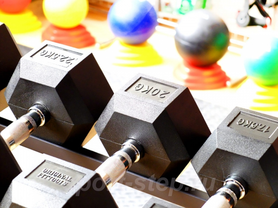 Гантель 27,5 кг гексагональная Original FitTools FT-HEX-27,5