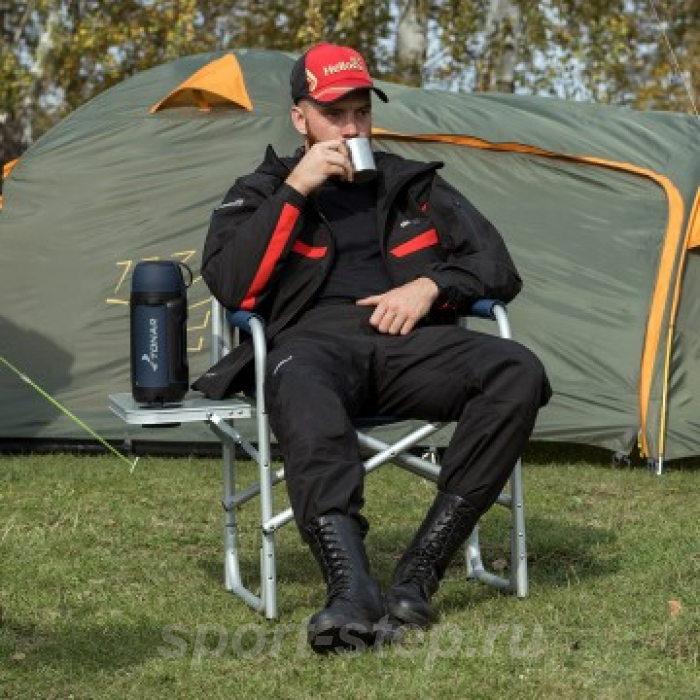 Термос (HS.TM-041) 1400ML (крышка-кружка с ручк, доп.пл.чашка, скл.ручки, ремень) TONAR