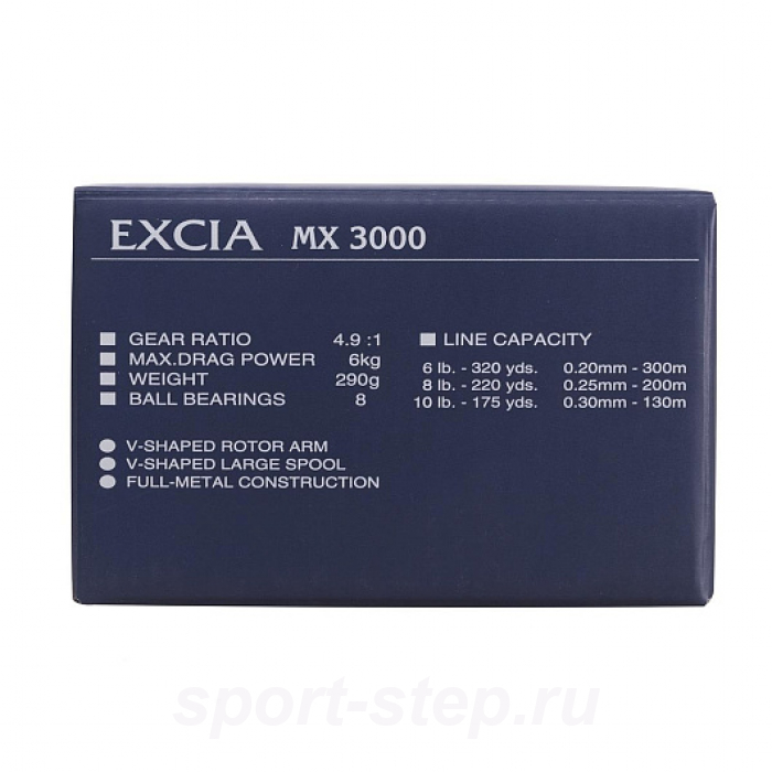 Катушка Excia MX 3000, 8+1под Ryobi