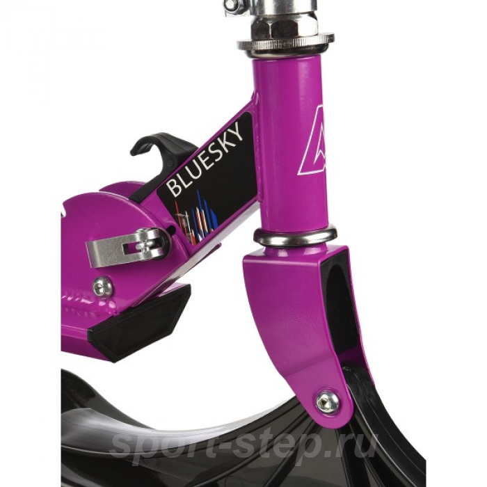 Снегокат самокат 2в1 BLUESKY-SNW Playshion, фиолетовый