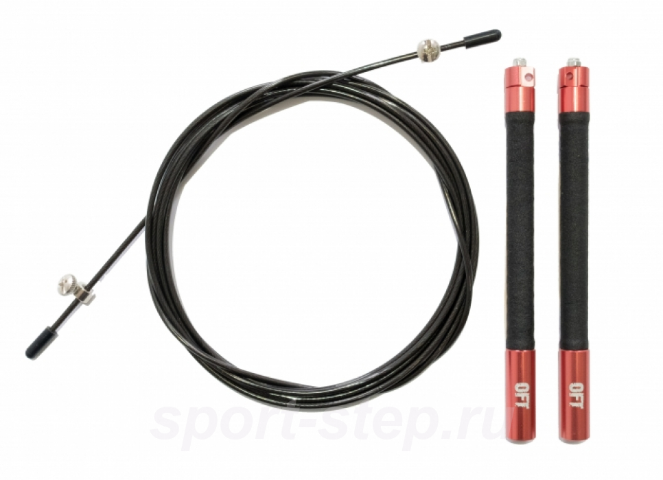 Скакалка профессиональная регулируемая скоростная Original FitTools FT-JR-SQD