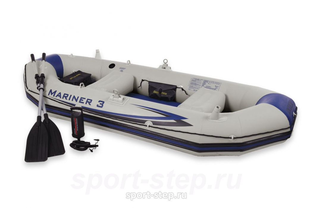 Надувная лодка Intex Mariner 3 Boat Set Proffesional Series 68378