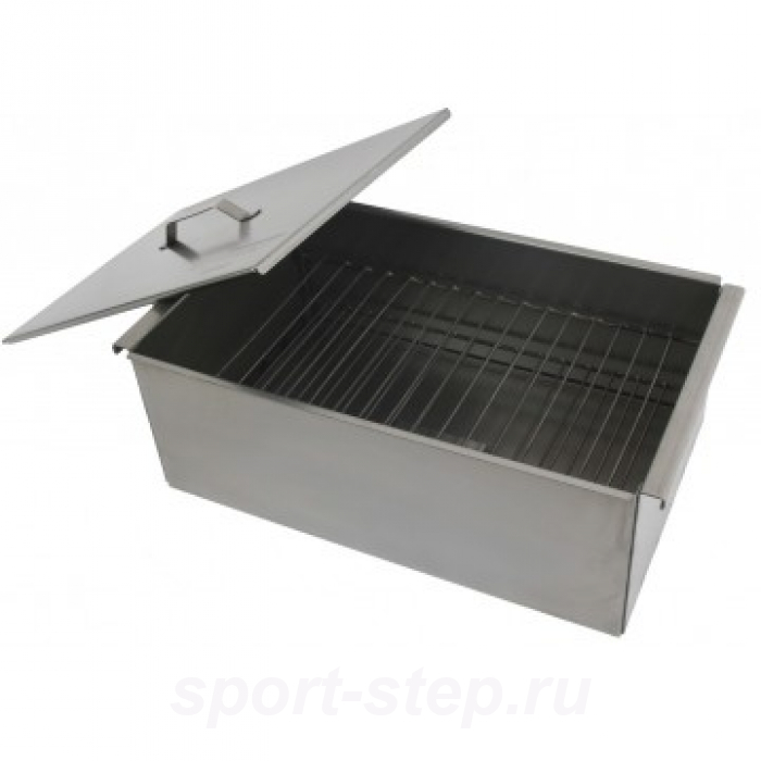 Коптильня двухъярусная с поддоном для сбора жира 450х280х170 (сталь 1,5 мм) Тонар (К-002)