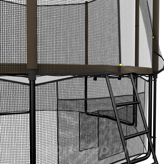 Батут UNIX line Black&Brown 12 ft (outside)