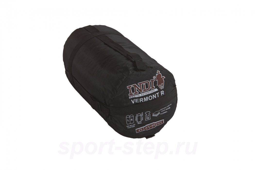 Спальный мешок INDI Vermont L-zip от -8 °C