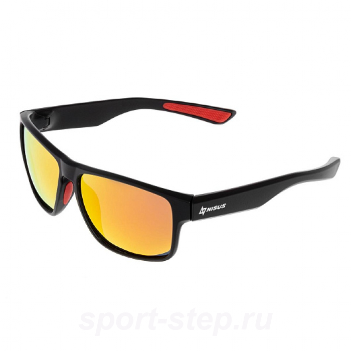 Очки поляризационные в жест.чехле (зеркал. оранжевый) (N-OP-LZ0471-O) Nisus