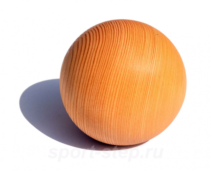 Шар массажный из лиственницы диаметр 7 см в мешочке Original FitTools FT-KODAMA