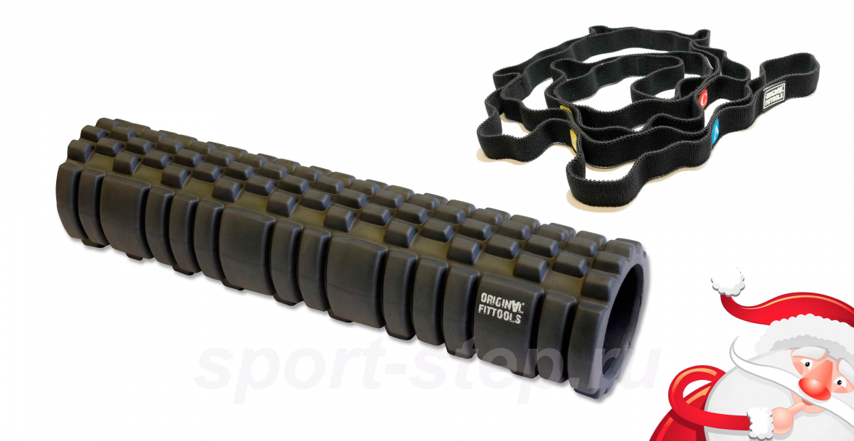 Цилиндр массажный 60х14 BARRACUDA + ремешок для растяжки