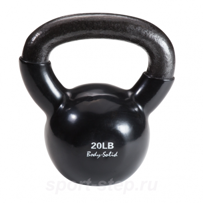 Гиря обрезиненная 20LB 9,1 кг Body Solid KBV(KVC)20