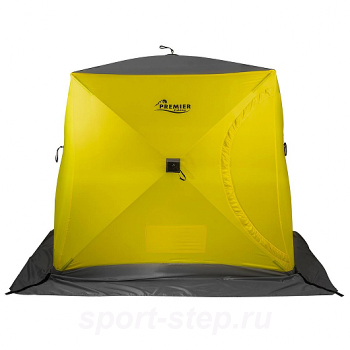 Палатка зимняя Куб-3 желтый/серый (PR-WFSC-210YG) PREMIER