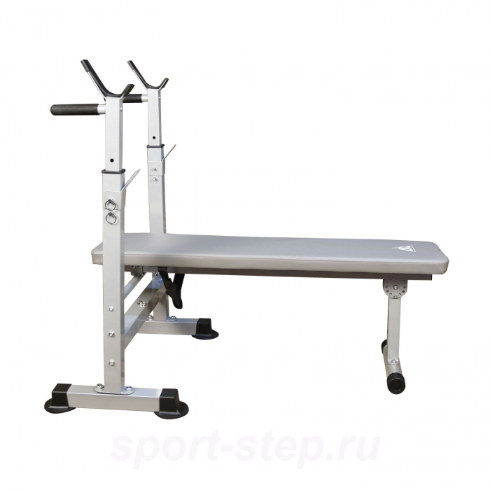 Скамья со стойками под штангу DFC DKF01