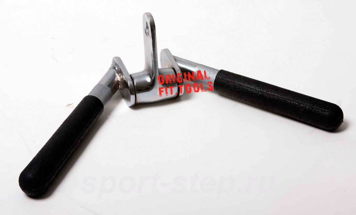 Ручка для тяги на трицепс V-образная ("серьга") Fit.Tools FT-MB-VH-STRT